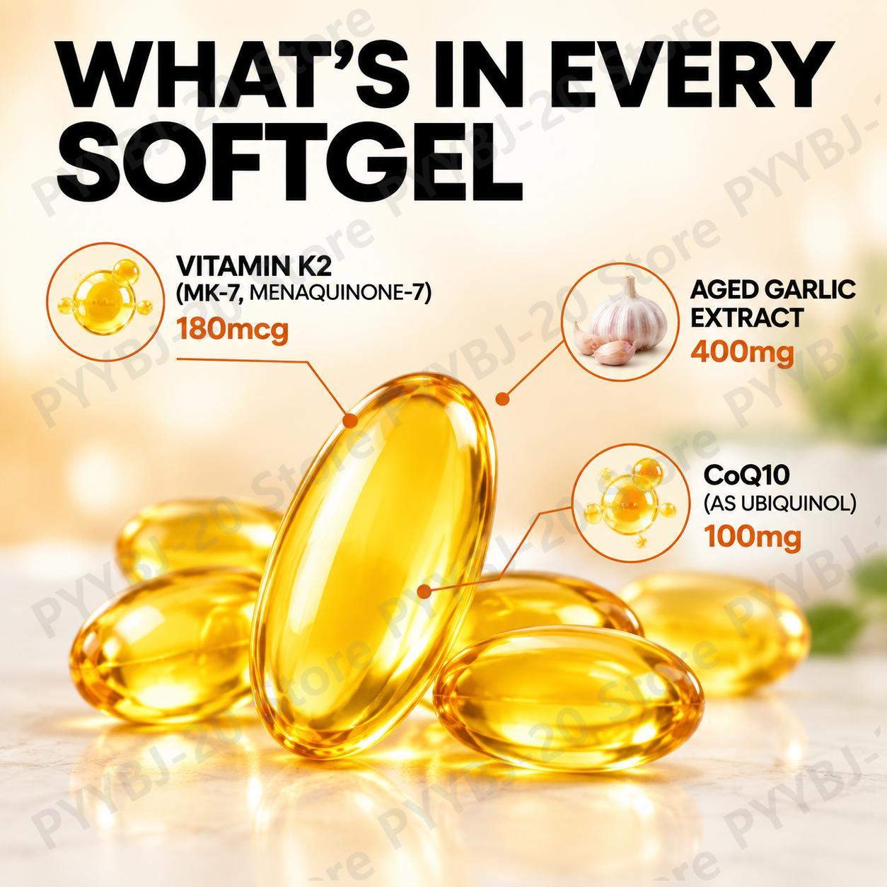 Googeer Aged Odorless Garlic S - Coq10 Ubiquinol Softgel recension och pris